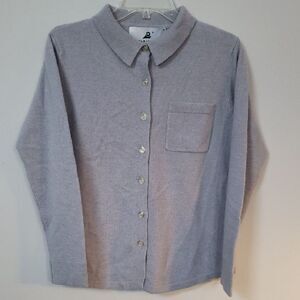 Shabaduer Cardigan Womens XL Tailored Cashmere Wool Sweater Office Holiday NWT